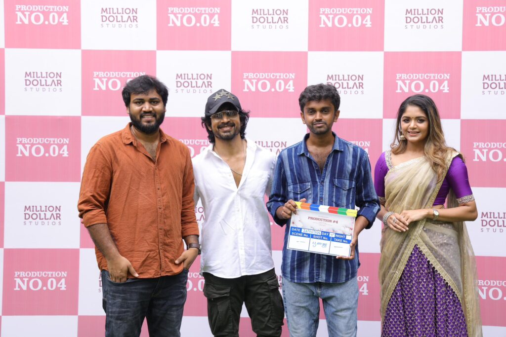 அர்ஜுன் தாஸ் and Aditi Shankar new film pooja