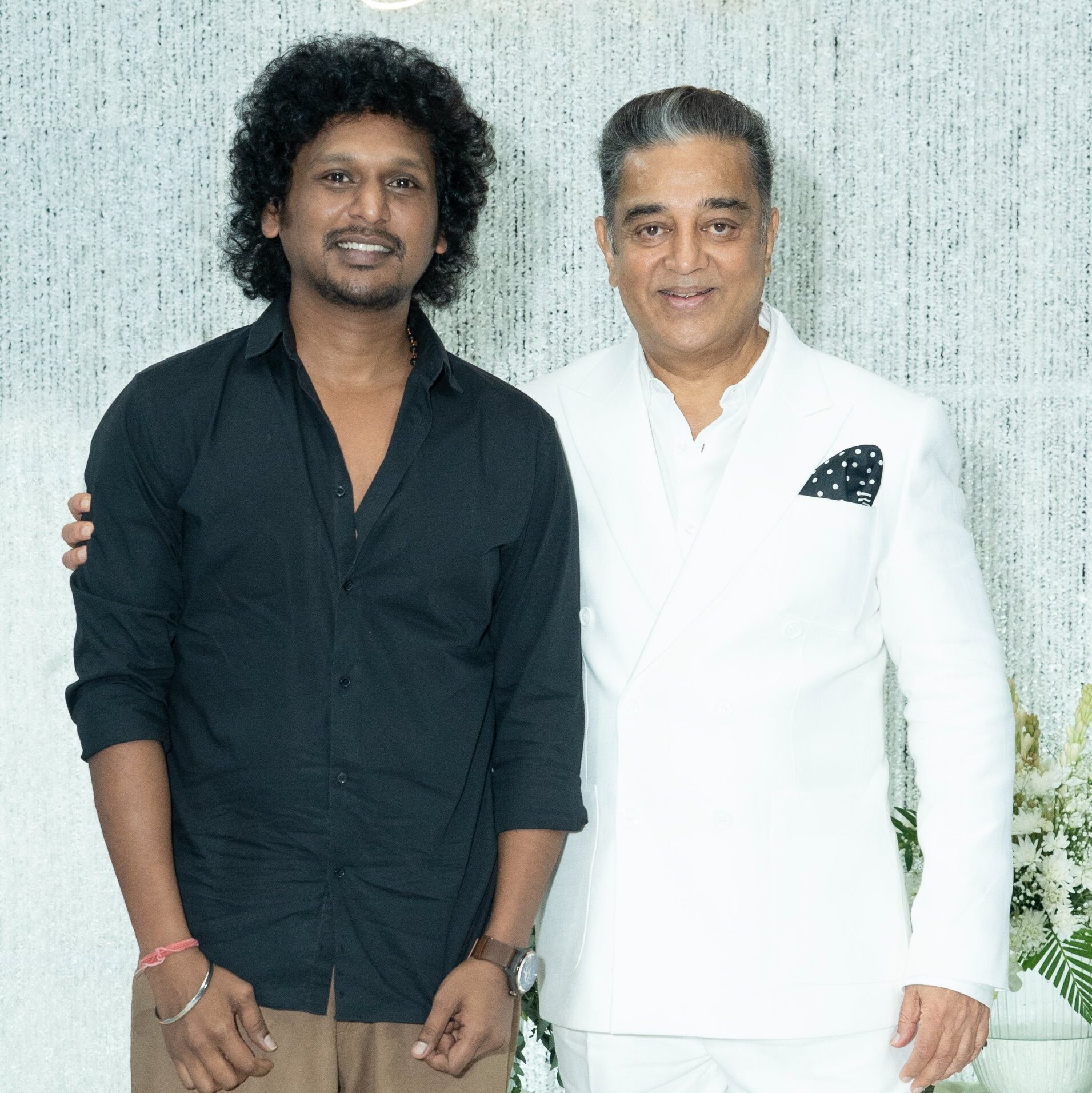 Lokesh Kanagaraj with Kamal Hassan