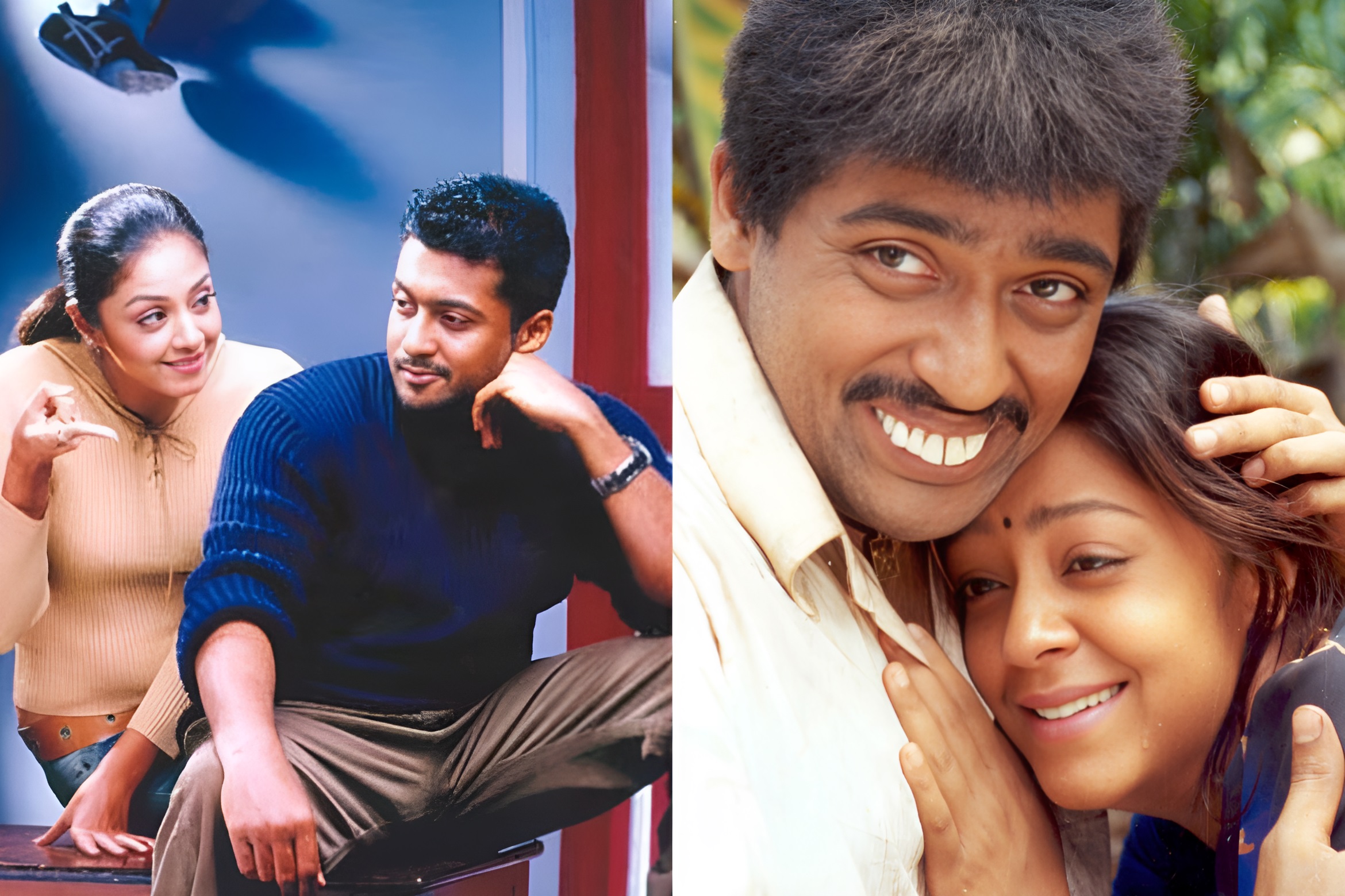 Jyothika and Suriya in Perazhagan