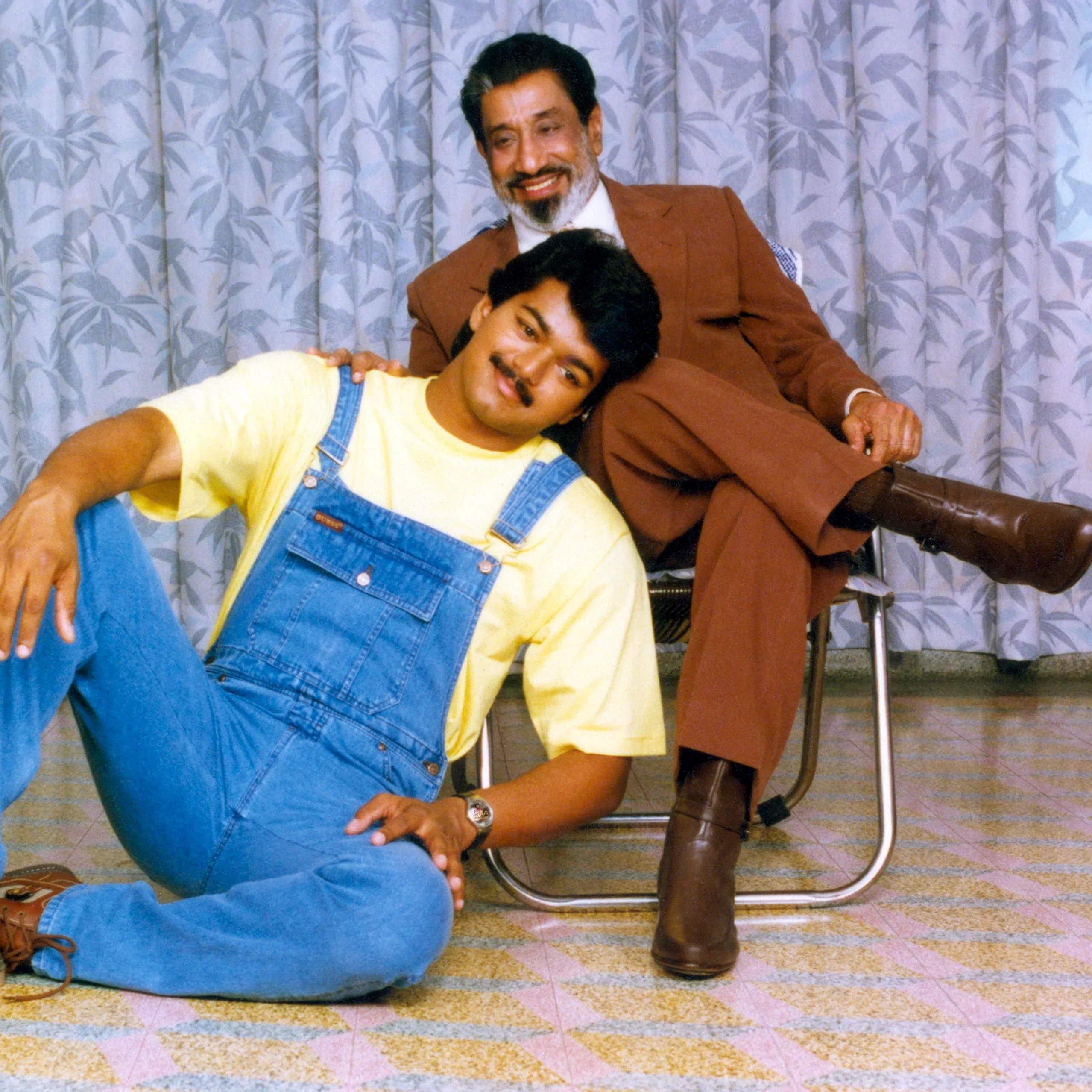 Sivaji ganesan and Vijay in Once More