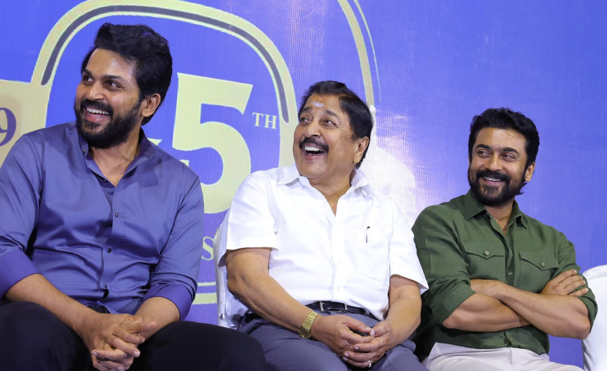 Karthi, Sivakumar and Suriya