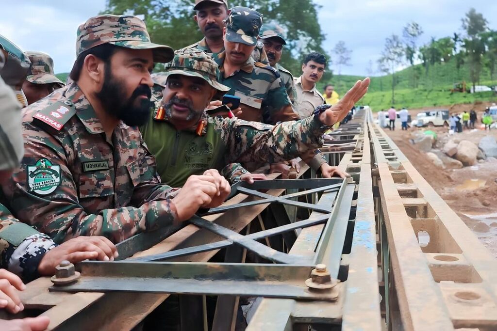 Mohanlal visits Wayanadu