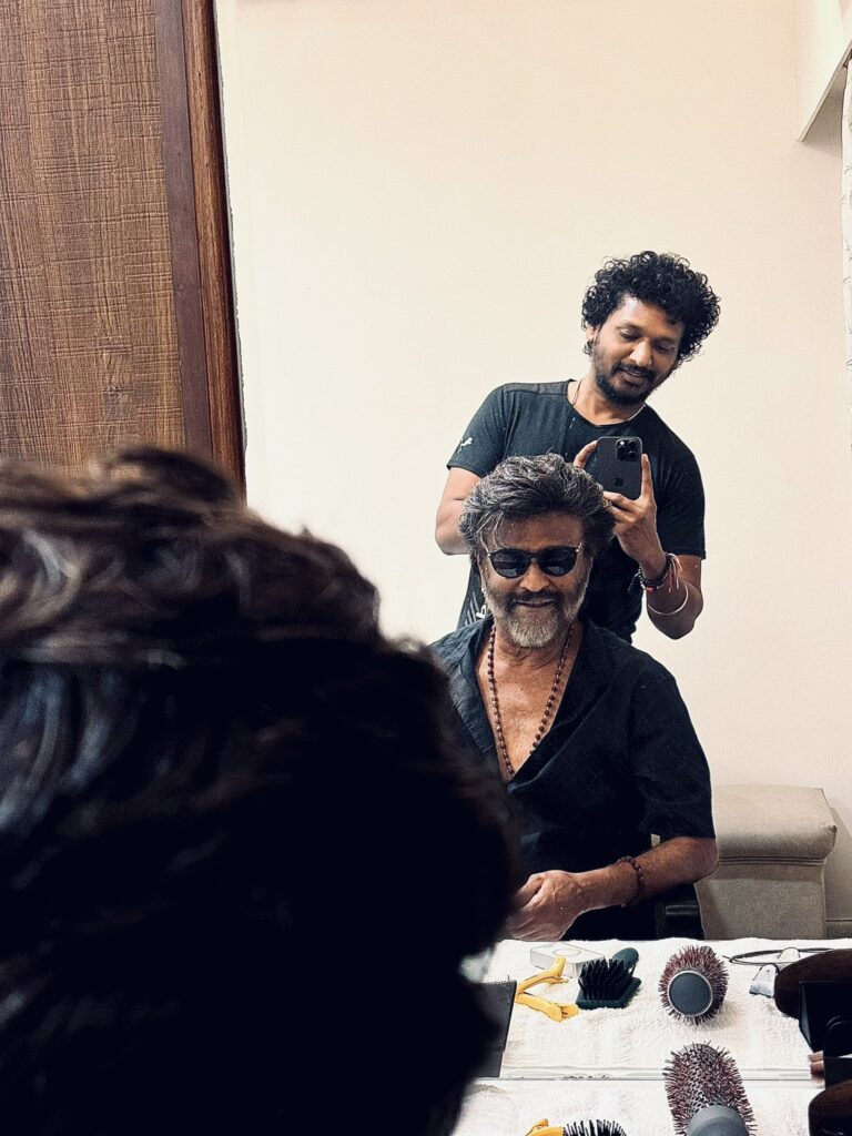 Lokesh Kanagraj with Rajinikanth