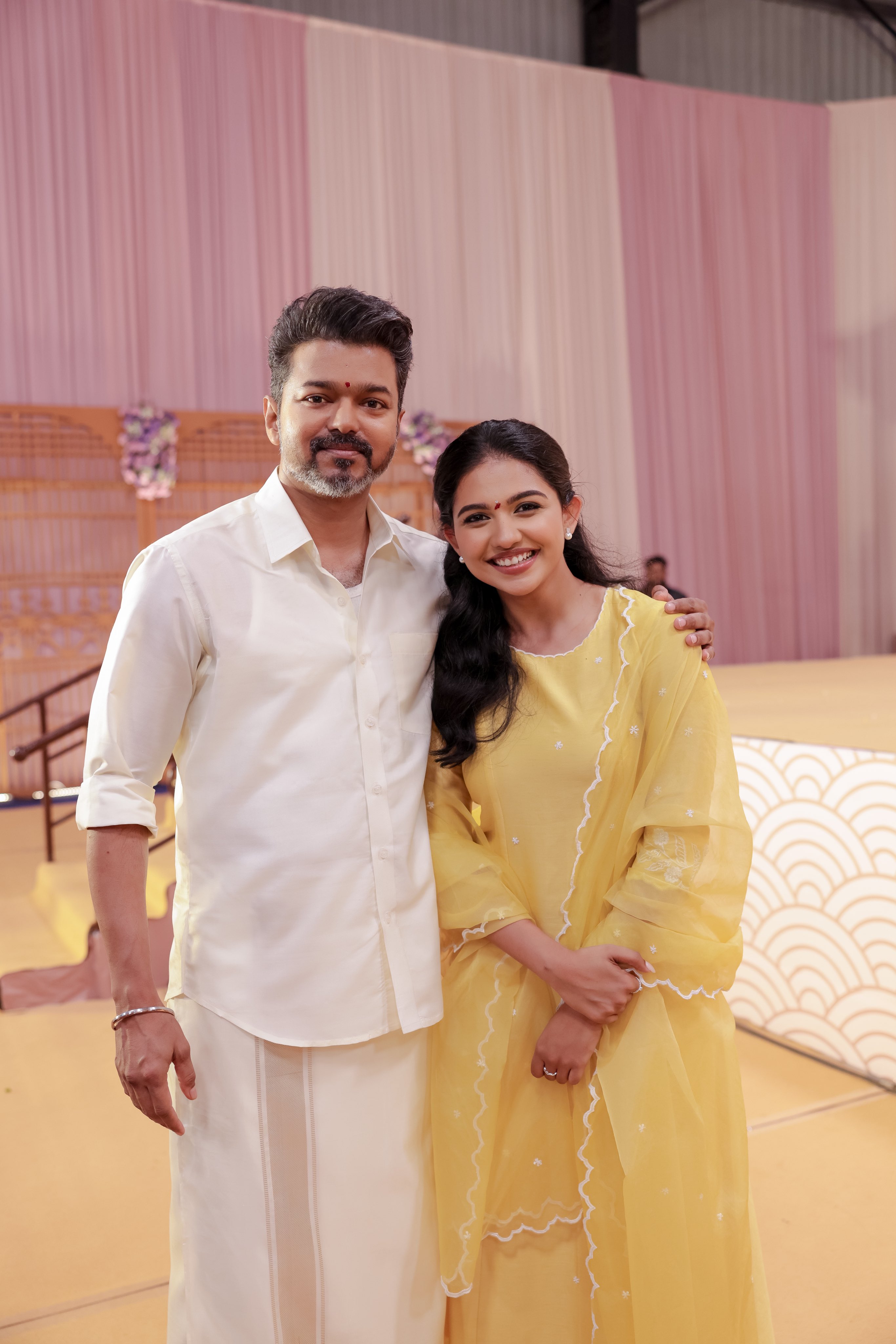 Vijay with Mamitha Baiju